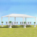 10x20' Outdoor Garden Gazebo Wedding Party Tent Canopy Marquee without Sidewalls