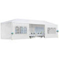 10x30' Wedding Party Canopy Tent Outdoor Gazebo with 8 Removable Sidewalls